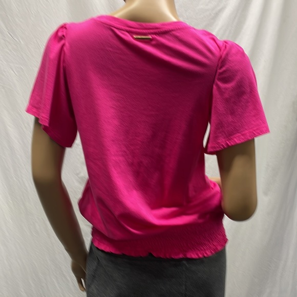 MICHAEL Michael Kors Hot Pink Short Sleeve Tee-Shirt - Picture 3 of 7